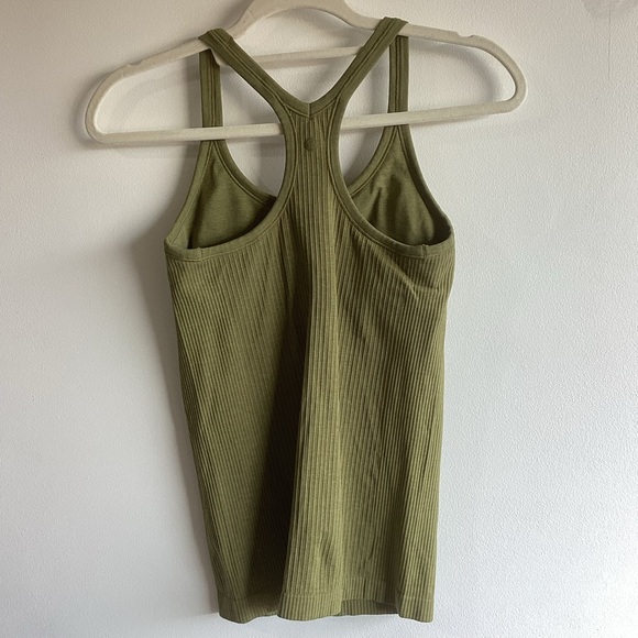 Lululemon Ebb to Street Tank Top Bronze Green - Picture 5 of 6